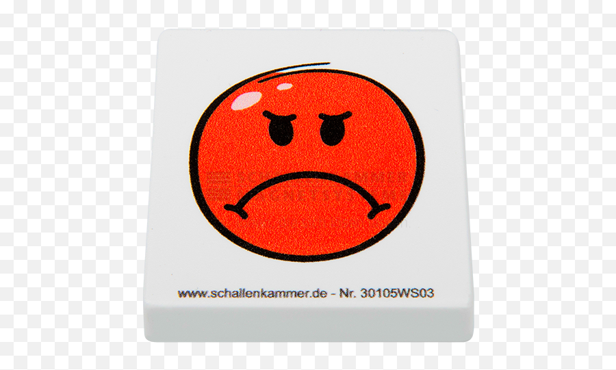 Organisationsmagnet Bedruckt Mit Symbol Smiley Verärgert - Dot Emoji,B Emoticon