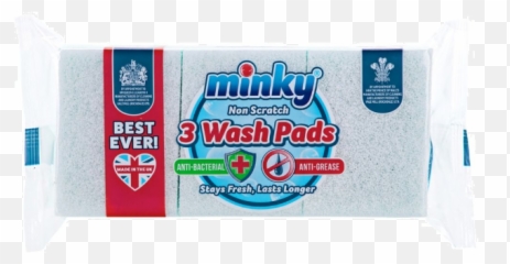 Minky Non Scratch Sponge Scourers Anti - Bacterial U0026 Antigrease 3pk Household Paper Product Emoji,Sponge Emoji