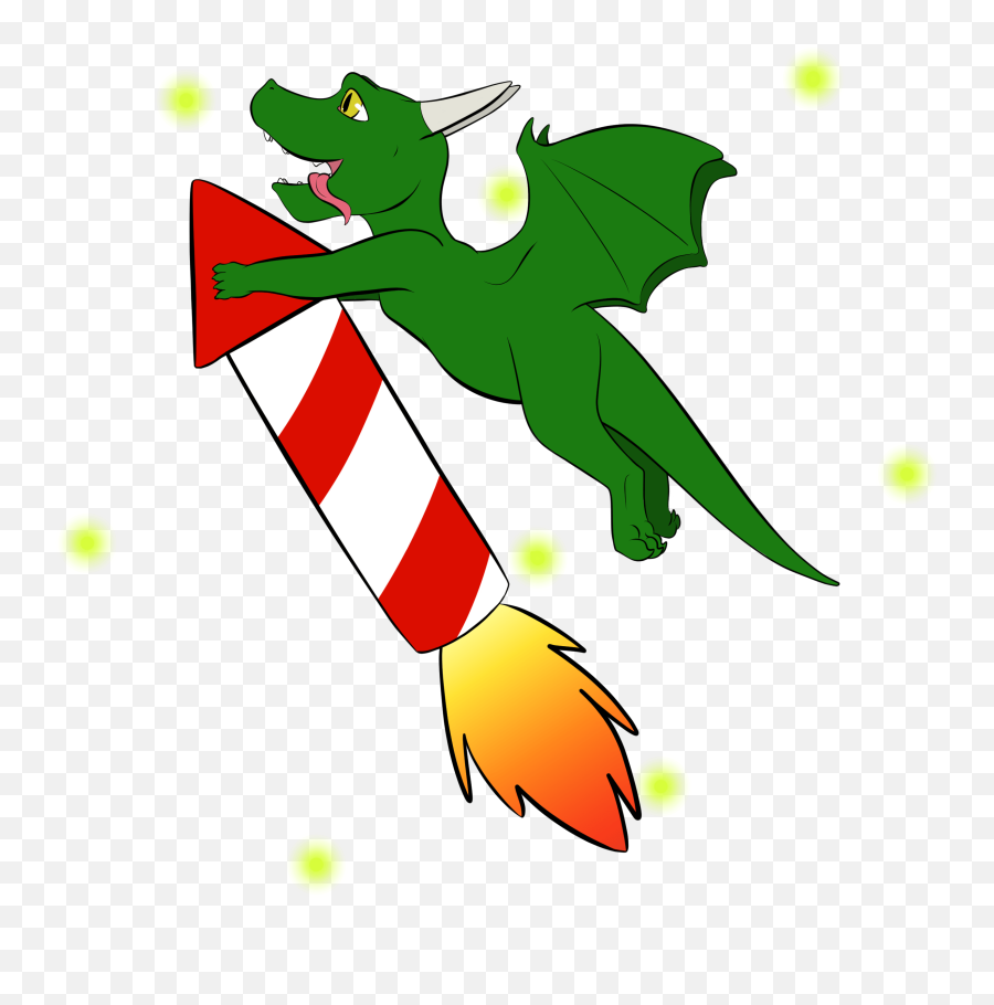 Firecracker Clipart - Mythical Creature Emoji,Firecracker Emoji