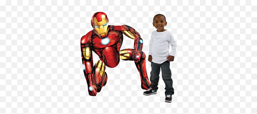 Iron Man Foil Airwalker Balloon - Balloon Air Walker Iron Man Emoji,Iron Man Emoji