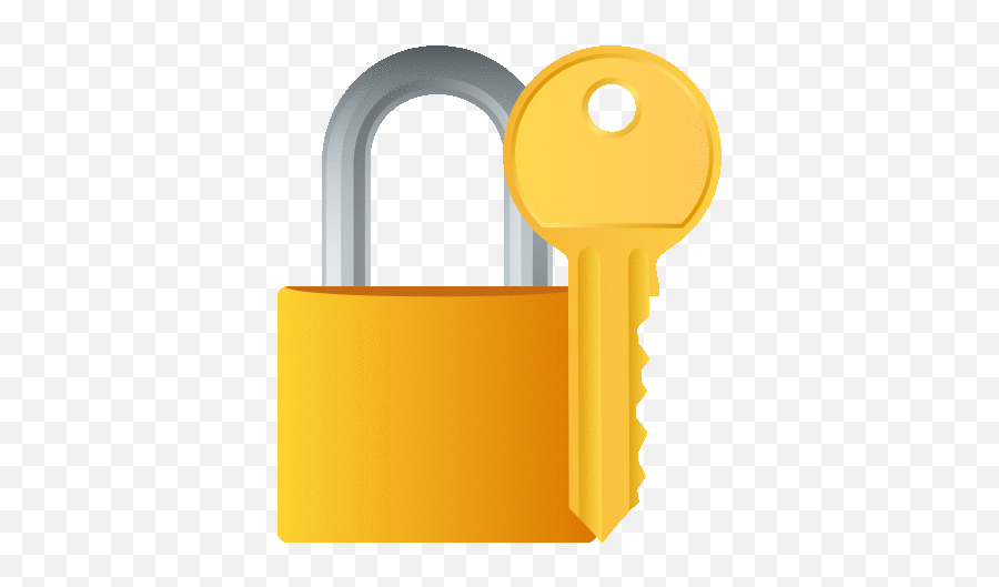 Locked With Key Objects Gif - Vertical Emoji,Locked Emoji