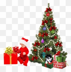 Animated Gif Gif Gif Photo - Santa Claus Emoji,Christmas Tree Emoticons