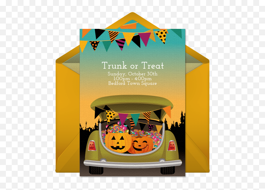 Trunk Or Treat Png - Happy Emoji,Emoji Trunk Or Treat