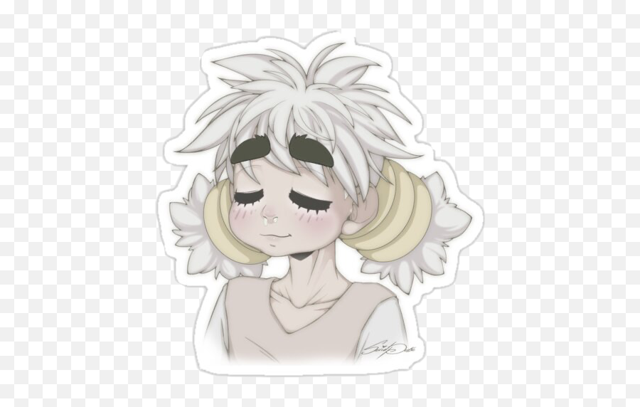 Komugi Cute Hxh Hunterxhunter Sticker By Stinky - Fictional Character Emoji,Stinky Face Emoji