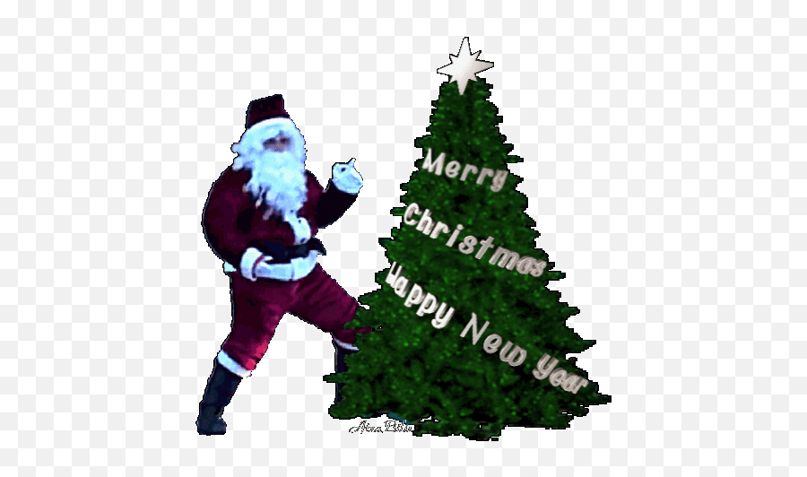 Top Christmas New Year Greeting Sticker Stickers For Android - Santa Claus Emoji,Christmas Emoji For Iphone