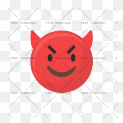 Smiling Face With Devil Horns Emoticon Png - Smiley Emoji,Devil Horns Emoji