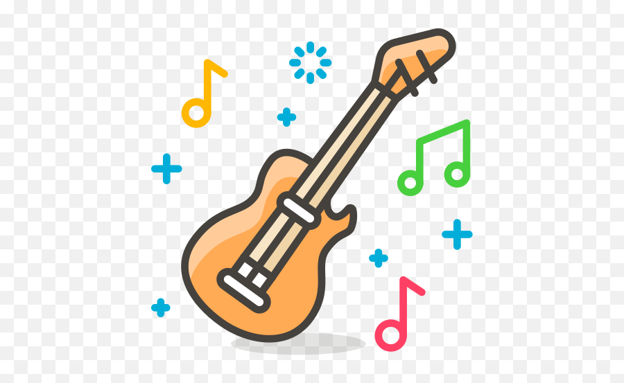 Guitar Free Icon Of 780 Free Vector Emoji - Mobile Pin Code Icon,Bass Emoji