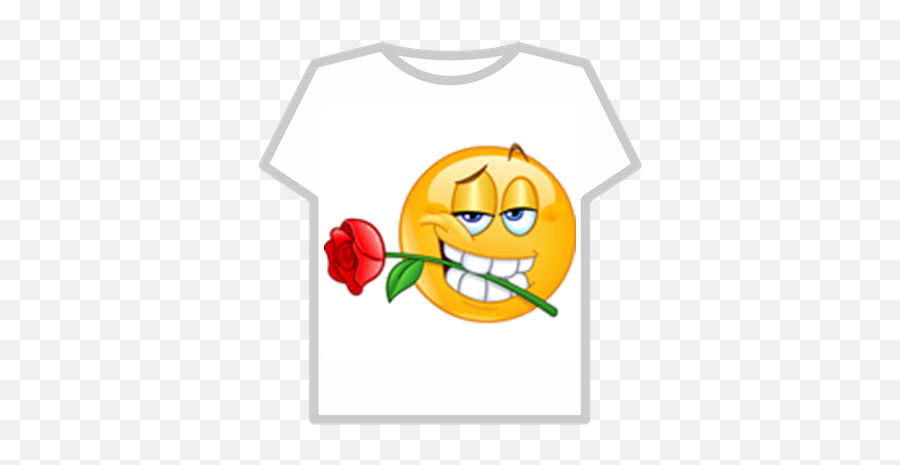 Rose - Flirting Emoticons Emoji,Mouth Emoji