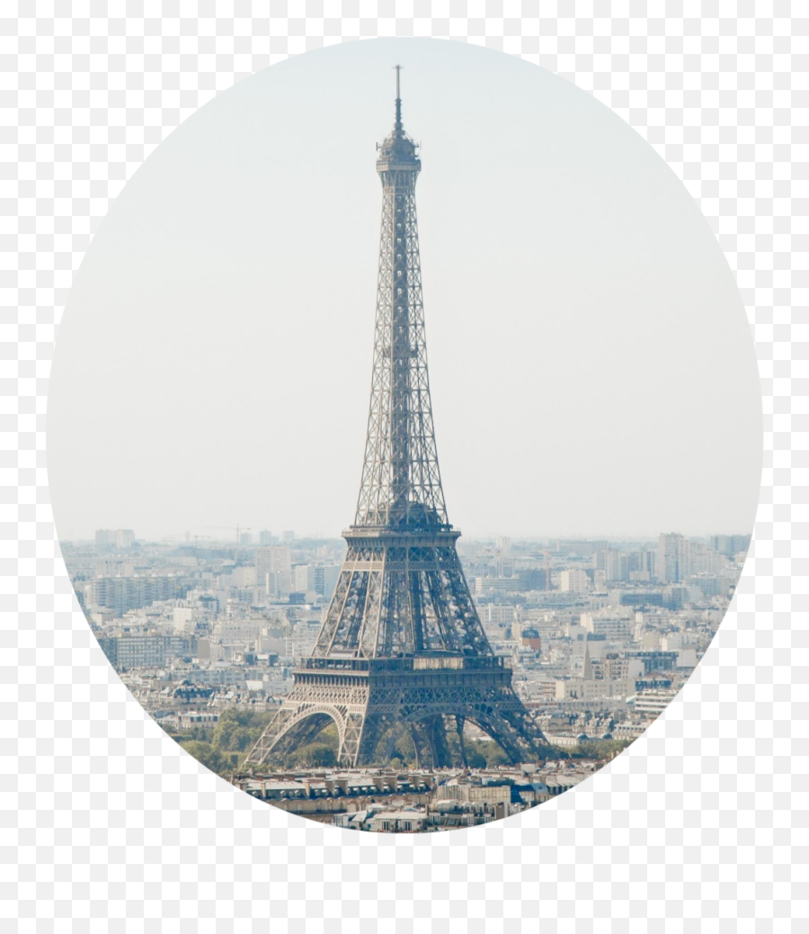 Circle Paris Eiffel Tower France Francia La Torre Eiffe - Circle Eiffel Tower Emoji,Eiffel Tower Emoji