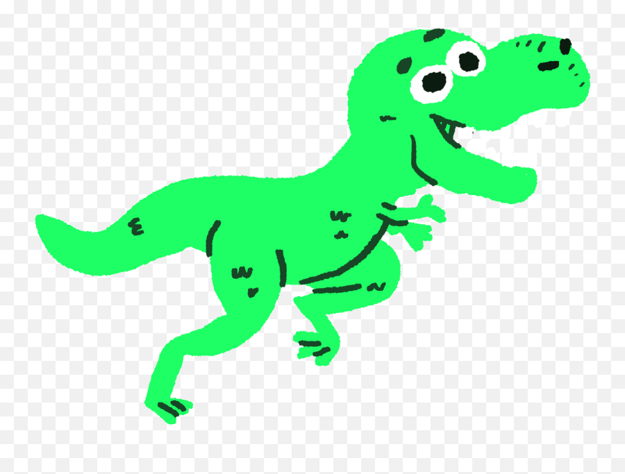 Gif Drawing Dinosaur Picture - Dinosaur Running Clipart Gif Emoji,Dinosaur Emoticon