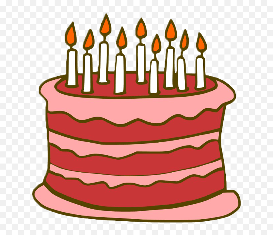 Birthday Cake 4 - Cake Clipart Transparent Background Emoji,Birthday Cake Emoticon Facebook
