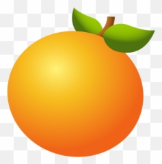 Tangerine Icon - Apple Emoji