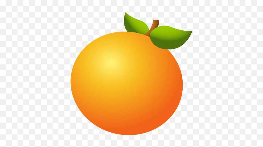 Tangerine Icon - Apple Emoji,Raised Fist Emoji