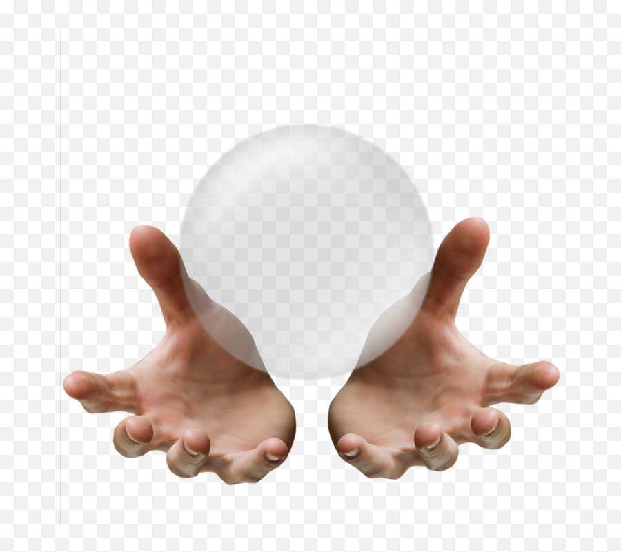 Ball Crystalball Crystal Fortunemaker - Transparent Open Hand Png Emoji,Crystal Ball Emoji Png