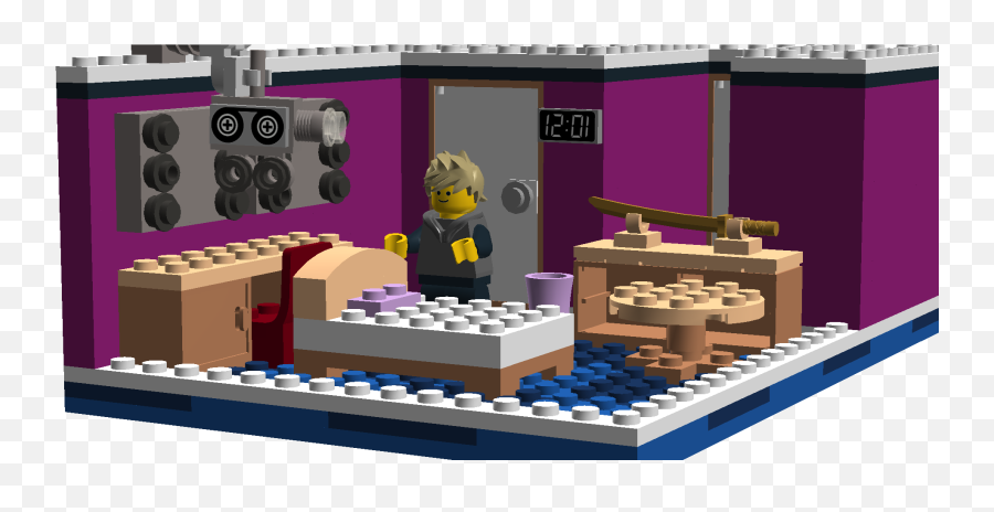 Makotos Room From Dr1 In Lego - Danganronpa Trigger Happy Havoc Rooms Emoji,Lego Emoji Android