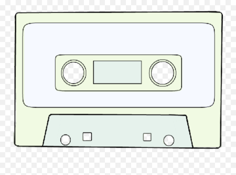 Tape Cassette Scgreen Pastel Tumblr - Electronics Emoji,Cassette Emoji