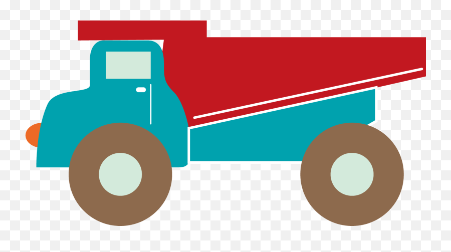 Stock Vector Cartoon Dump Truck - Caminhão Desenho Png Emoji,Garbage Truck Emoji