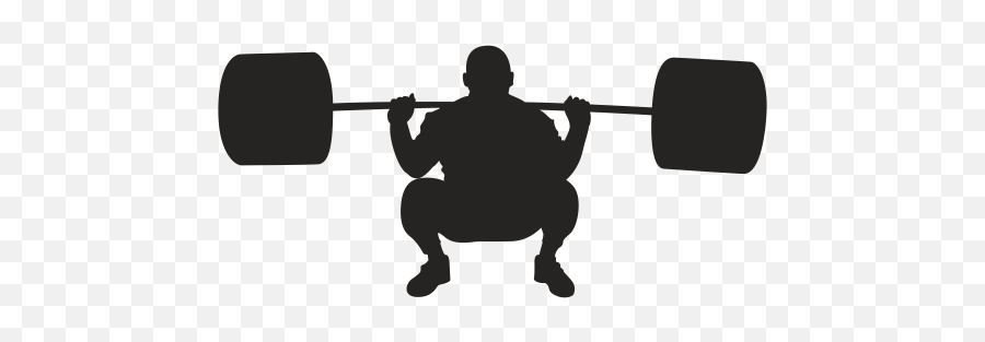 Weight Clipart Physical Strength - Training Silhouette Png Emoji,Weightlifter Emoji
