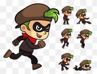 Rotate u0026 Resize Tool Thief vector face - Sprite Emoji