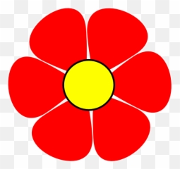 Red Flower Png Clipart - Pink Vector Emoji