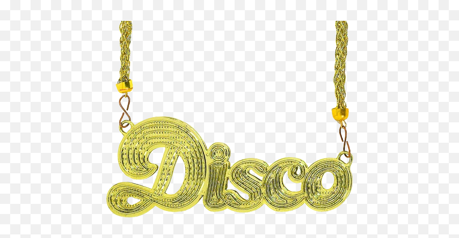 Disco Party Necklace - Solid Emoji,Chain Emoji