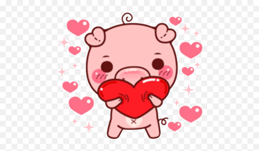 Pig Illustration Cute Kawaii Drawings - Pigma Stickers Emoji,Piglet Emoticon