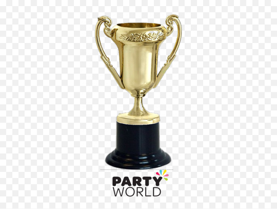 Mini Gold Trophies 9cm 2 - Party World Emoji,Trophy And Cake Emoji