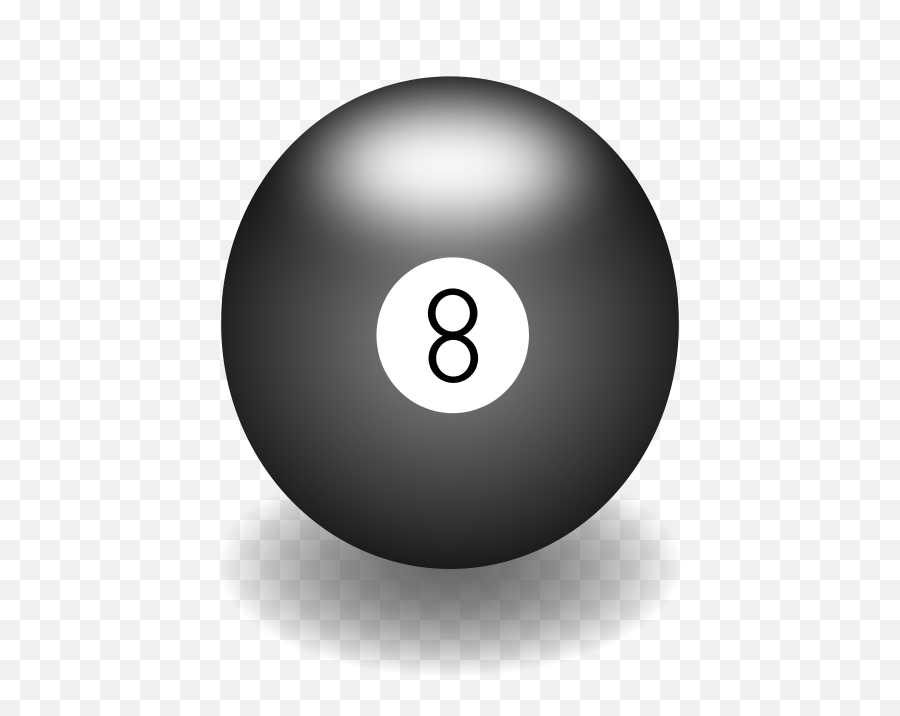 Eight Ball Png Hd Png - Number 8 Ball Transparent Background Emoji,Eight Ball Emoji
