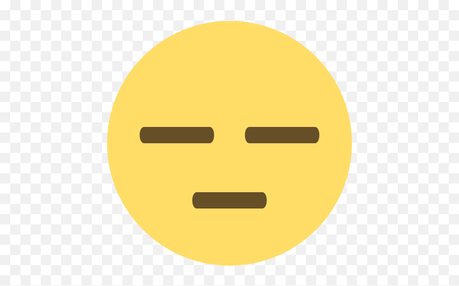 Emojione 1f611 - Expressionless Face Emoji,Emoji For Discord