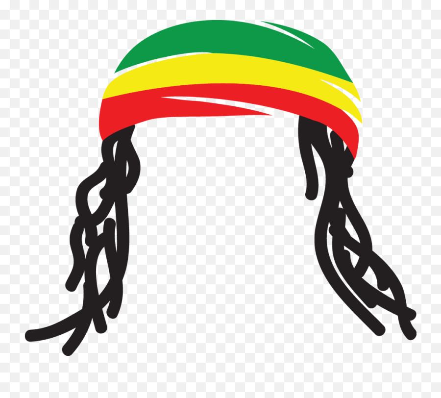 Leon Vector Rasta Transparent Png - Bob Marley Wig Png Emoji,Rasta Flag Emoji