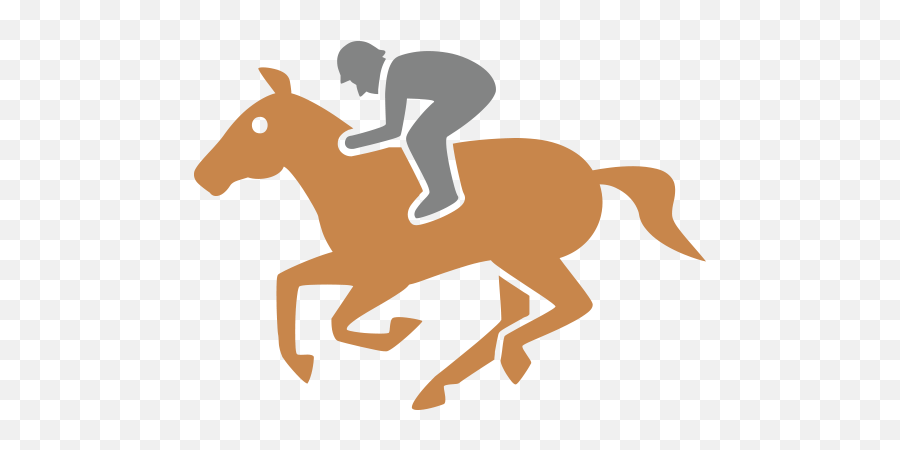 Horse Racing Emoji For Facebook Email - Mare,Horse Emoticon