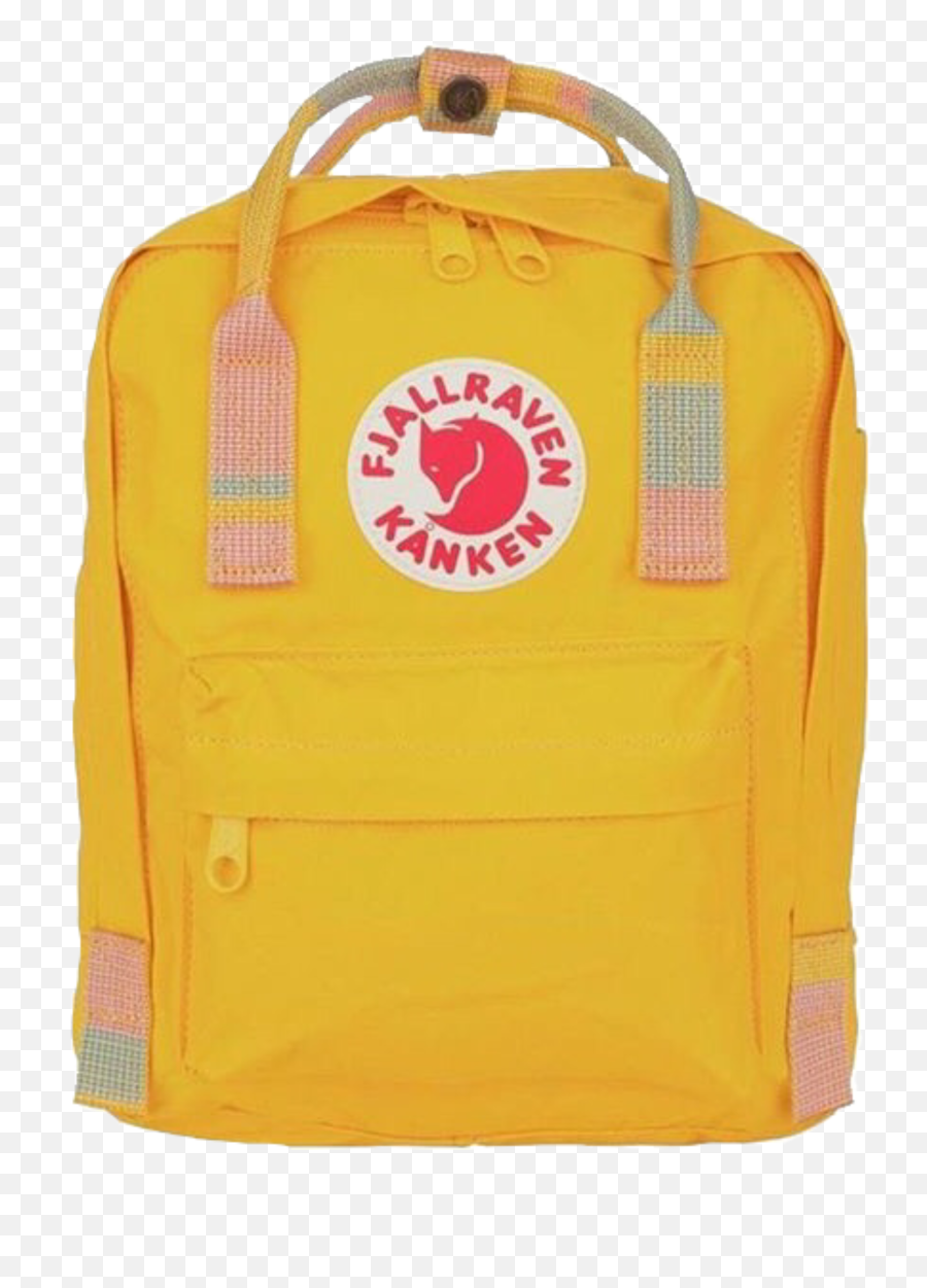 Fjallraven Fjallravenkanken Kanken Backpack Trendypng - Kanken Mini Backpack Yellow Emoji,Backpack Emoji