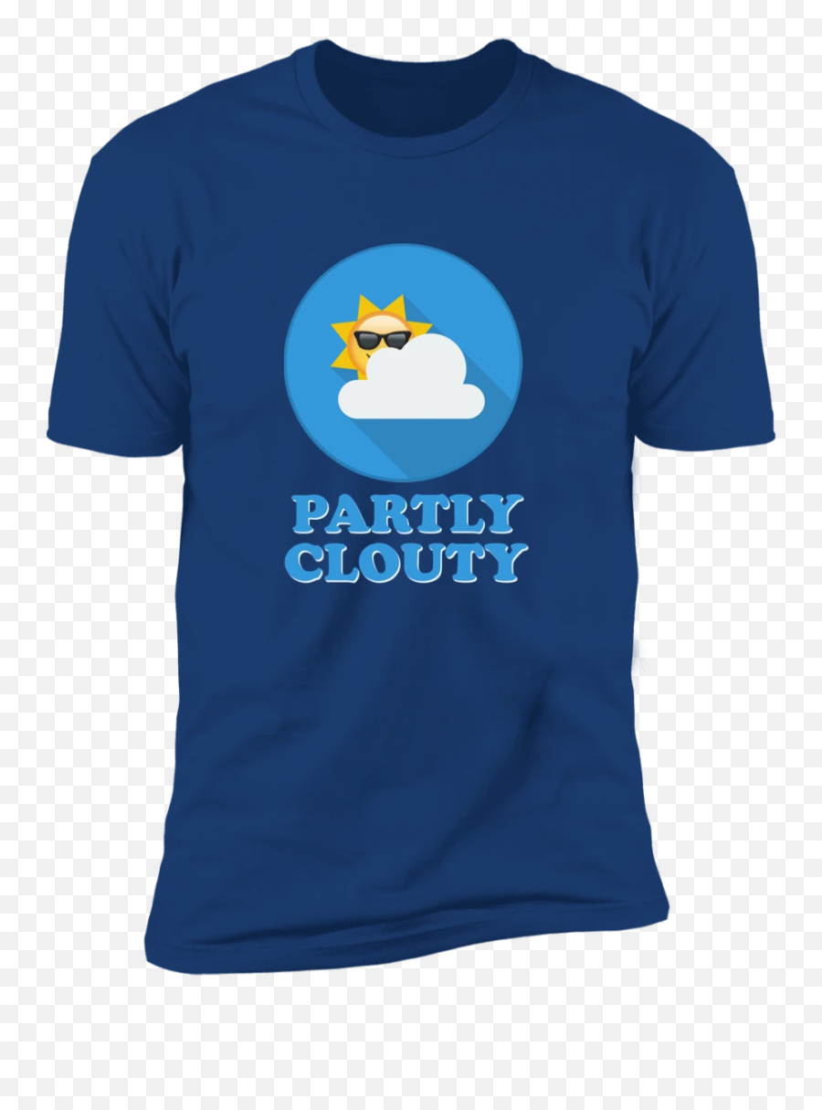Partly Clouty Short Sleeve T - Eat Sleep Fortnite Repeat T Shirt Emoji,Blue Shirt Emoji
