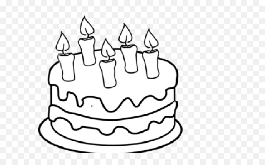 Emoji Free Clip Art Stock Illustrations - Birthday Cake Clip Art Black Background,Emoji Birthday Cake