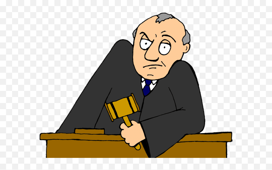 Lawyer Clipart Arraignment - Judge Clipart Png Download Judge Clip Art Emoji,Judge Emoji