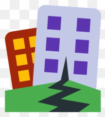Corridor Of A Monastery Italy - Transparent Earthquake Icon Png Emoji
