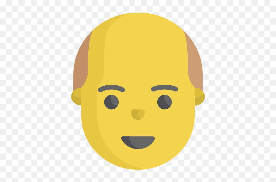 Bald - Clip Art Emoji,Bald Emoji
