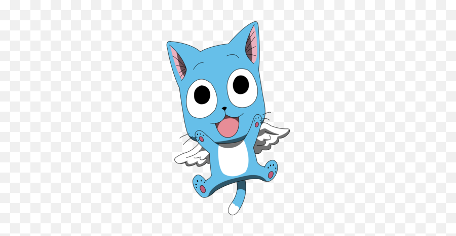 Fairy Tail Happy Clipart - Happy Fairy Tail Sticker Emoji,Fairy Tail Emoji