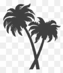 Palm tree png black Picture 447938 palm - Tree Outline Transparent Emoji