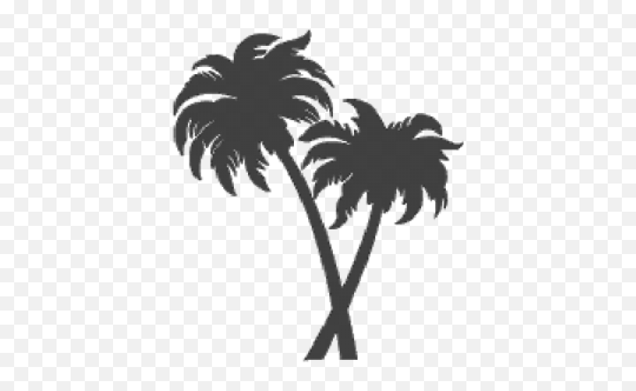 Palm Tree Png Black Picture 447938 Palm Tree Png Black - Palm Tree Outline Transparent Emoji,Palm Tree Emoji Transparent