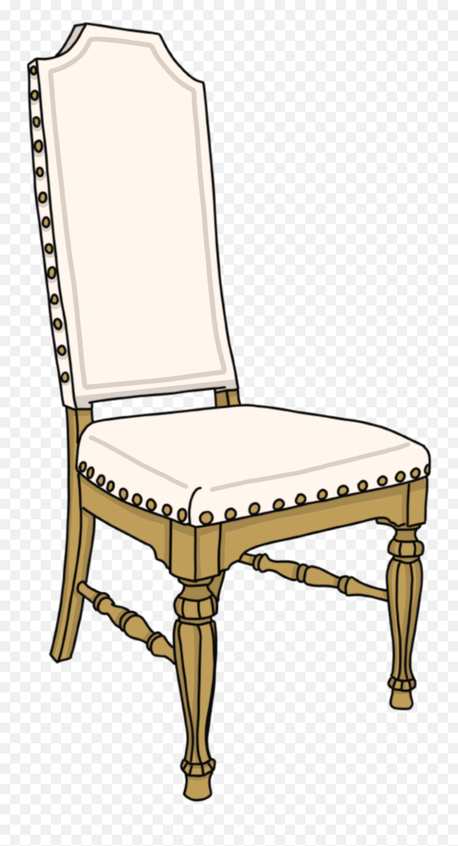 Chair Seat Dining Diningroom Sticker - Solid Back Emoji,Chair Emoji