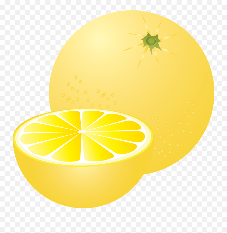 Grapefruit Clipart - Sweet Lemon Emoji,Grapefruit Emoji