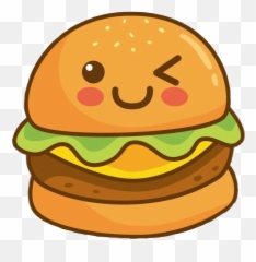 Burger Burgerking Bk - Hamburger With A Face Emoji