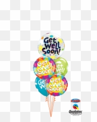 Get well soon bubble balloon bouquet - Well Soon Balloon Png Emoji