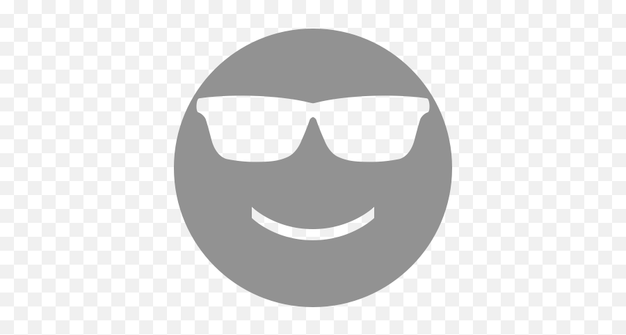 Face Icon Sunglasses Icon - Happy Emoji,Shades Emoticon