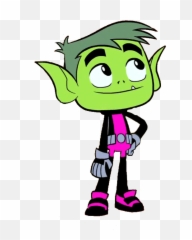 Clipart child transparent background - Beast Boy Teen Titans Go Emoji