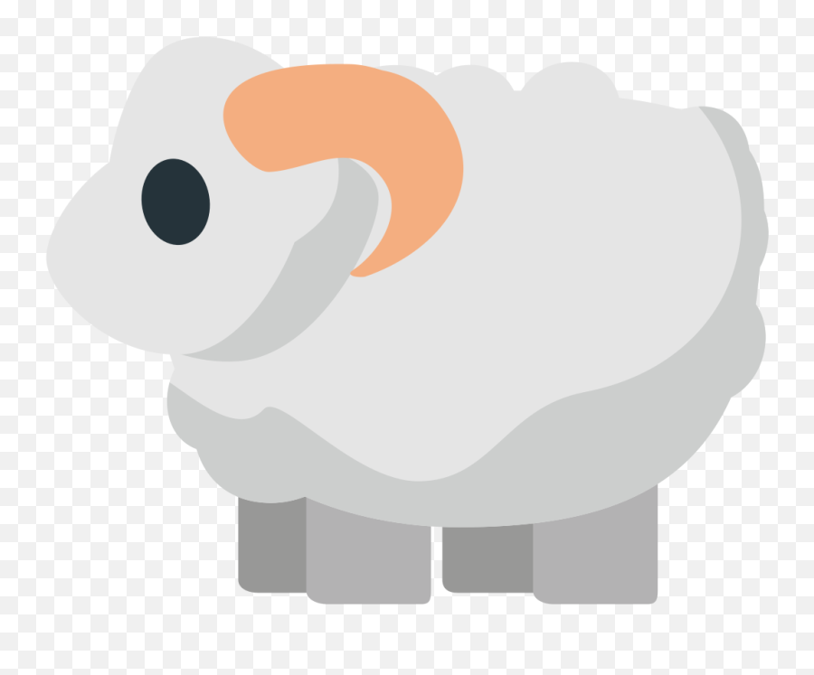 Emojione1 1f411 - Sheep Emoji,Sheep Emoji