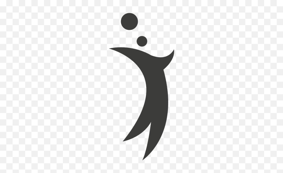 Volleyball Player Symbol 3 - Voley Simbolo Emoji,Volleyball Emoticon