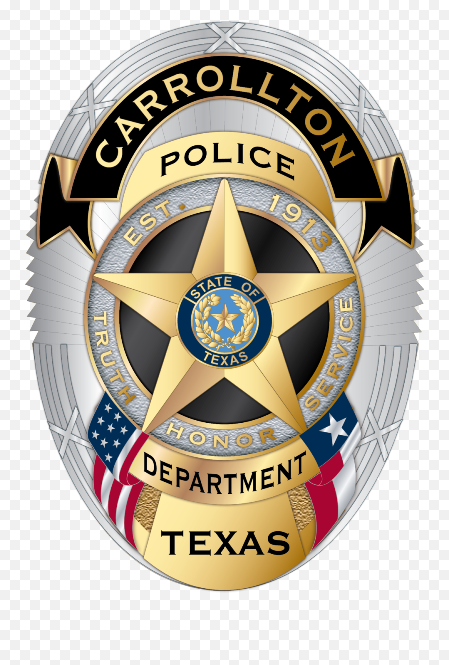 Police Badge Png - Carrollton Police Department Badge Emoji,Police Badge Emoji