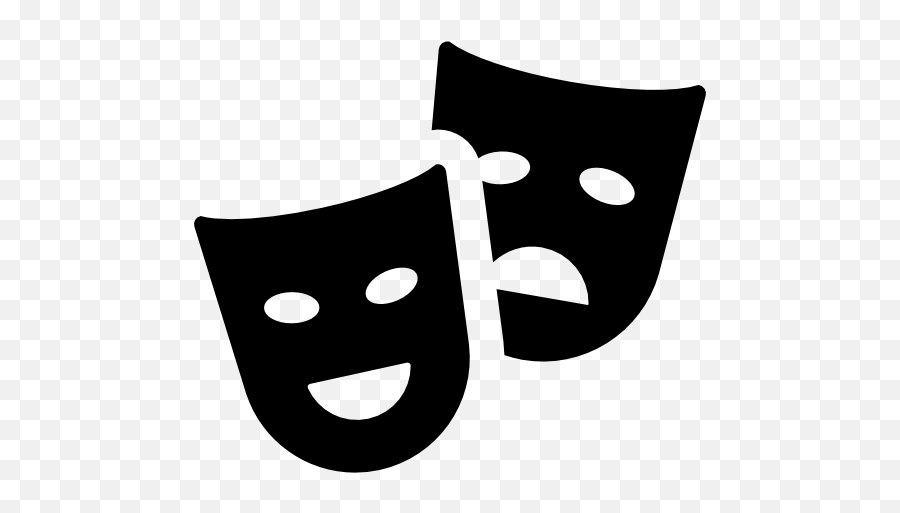 Sad Carnival Happy Theatre Mask Unhappy Fashion Icon - Theatre Happy Sad Png Emoji,Theatre Emoji